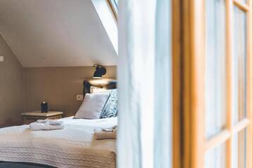 Фото номера Двухместный номер с 1 кроватью Курортные отели Łubinowe Wzgórze Eko Resort г. Наленчув 6